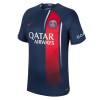 Officiële Voetbalshirt + Korte Broek Paris Saint-Germain Dembele 10 Thuis 2023-24 - Kids